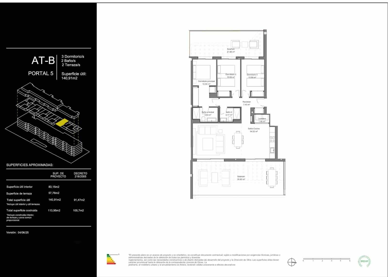 2 slaapkamer Penthouse te koop in Torremolinos met zwembad garage - € 694.000 (Ref: 9226797)