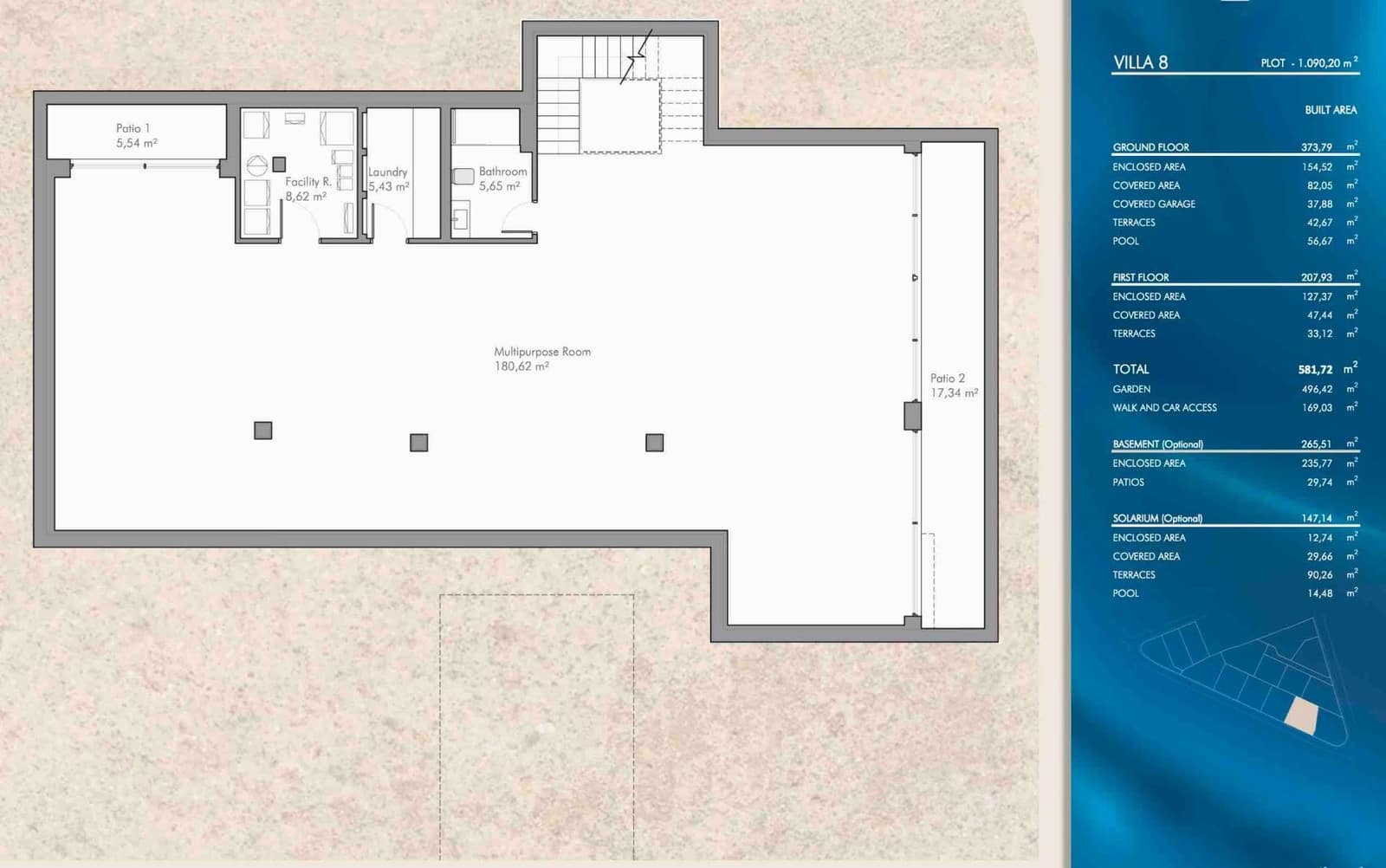 4 sovrum Villa till salu i Bel-Air med pool garage - 3 090 000 € (Ref: 9226802)