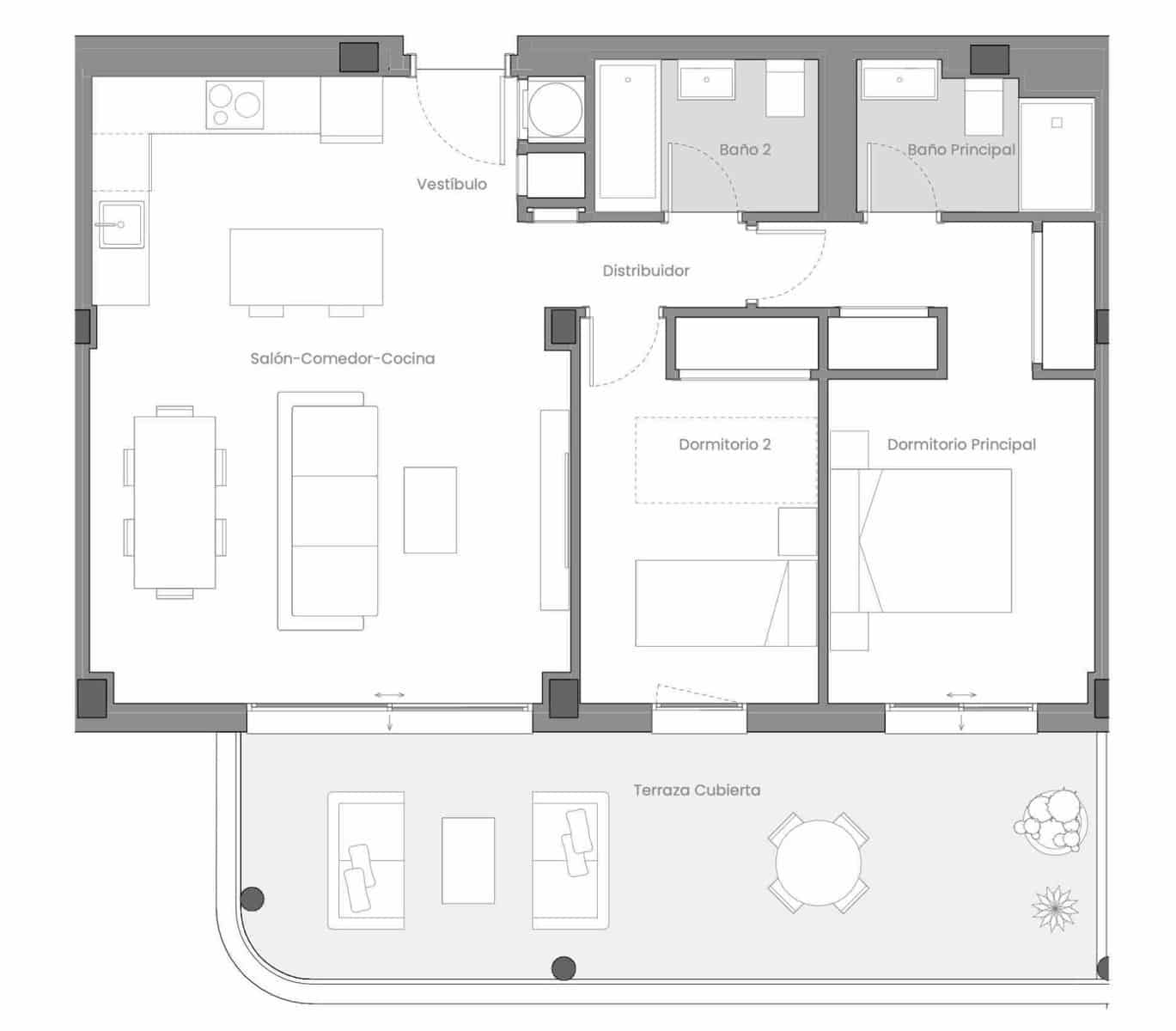 2 sypialnia Apartament na sprzedaż w Estepona z basenem garażem - 380 000 € (Ref: 9262689)