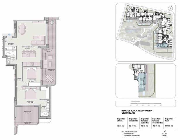 2 quarto Apartamento para venda em Los Llanos, Estepona com piscina - 508 000 € (Ref: 9262694)