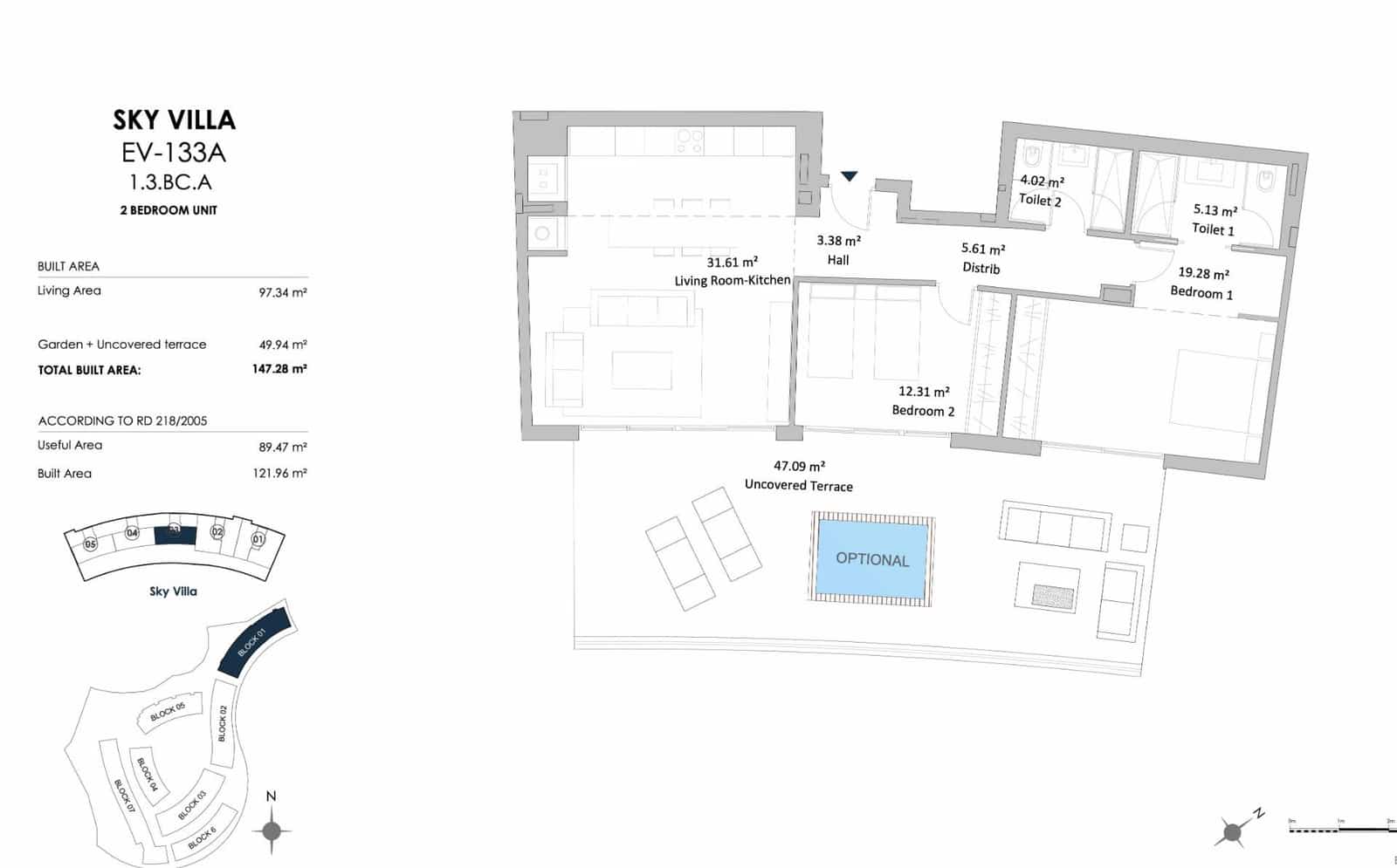 2 bedroom Penthouse for sale in Fuengirola with pool garage - € 770,000 (Ref: 9272697)