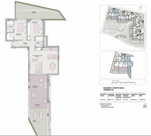 2 soveværelse Lejlighed til salg i Los Llanos, Estepona med swimmingpool garage - € 566.000 (Ref: 9335054)