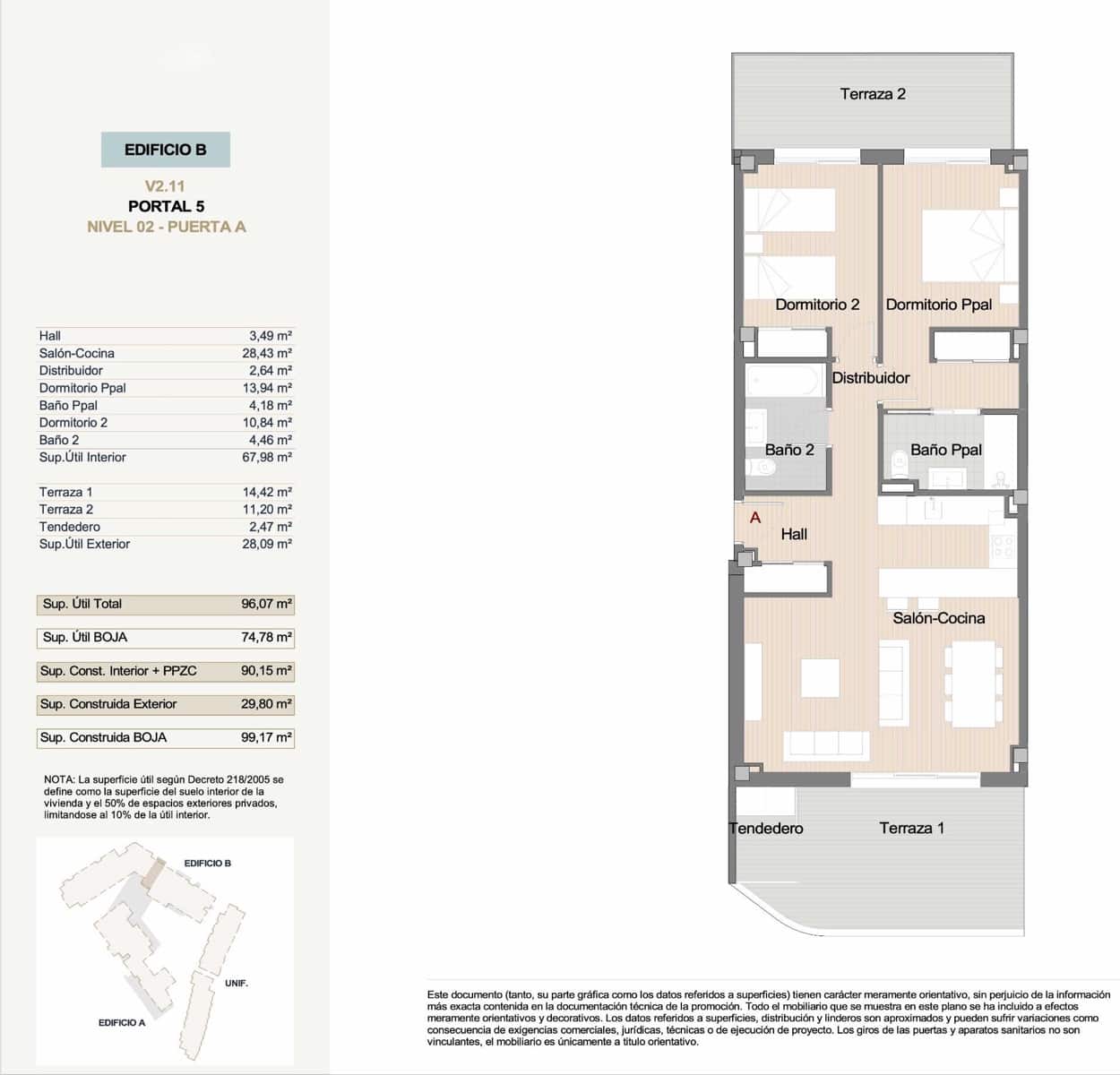 2 sovrum Lägenhet till salu i Estepona med pool - 365 000 € (Ref: 9335055)