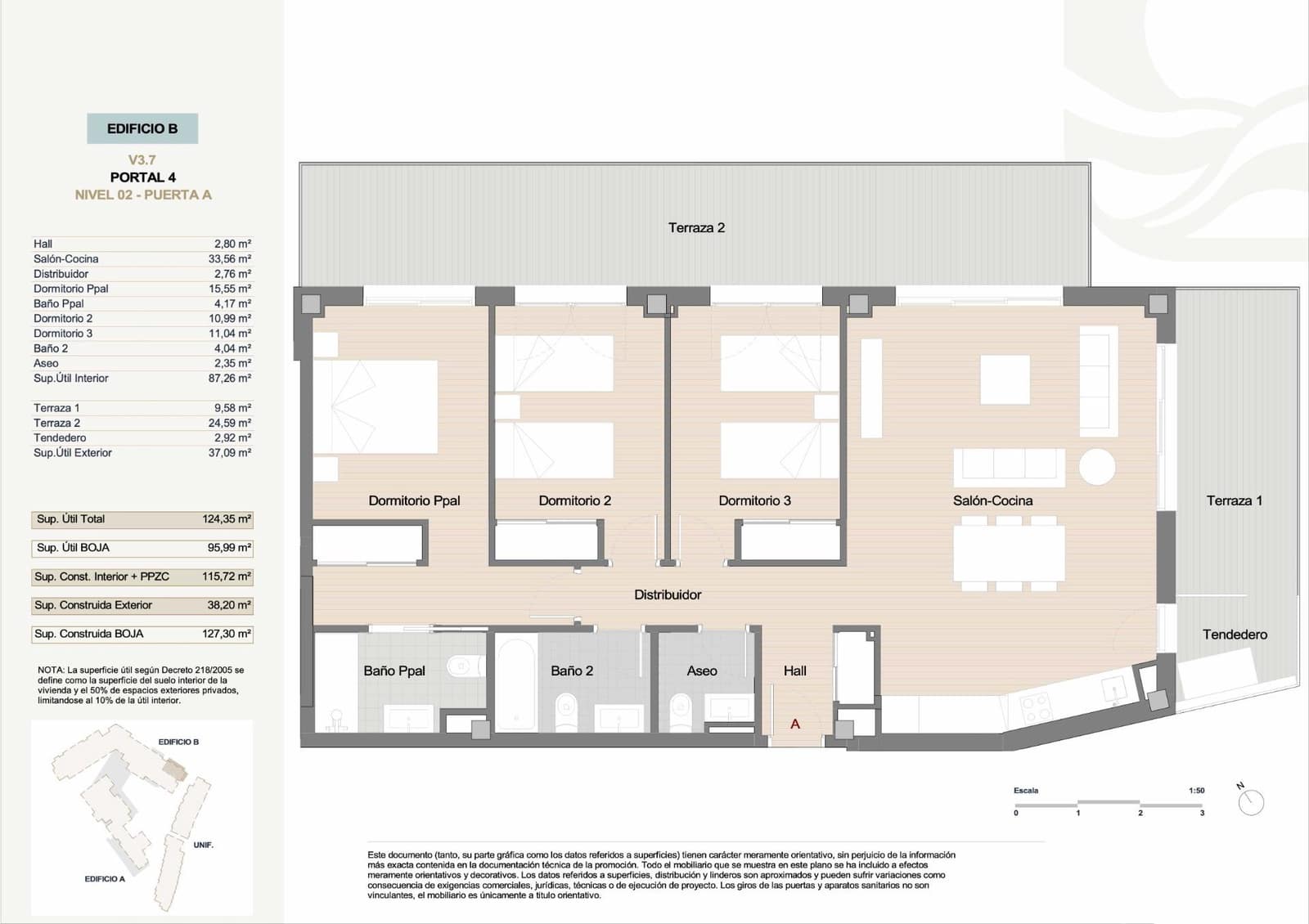 3 sovrum Lägenhet till salu i Estepona med pool - 430 000 € (Ref: 9335056)