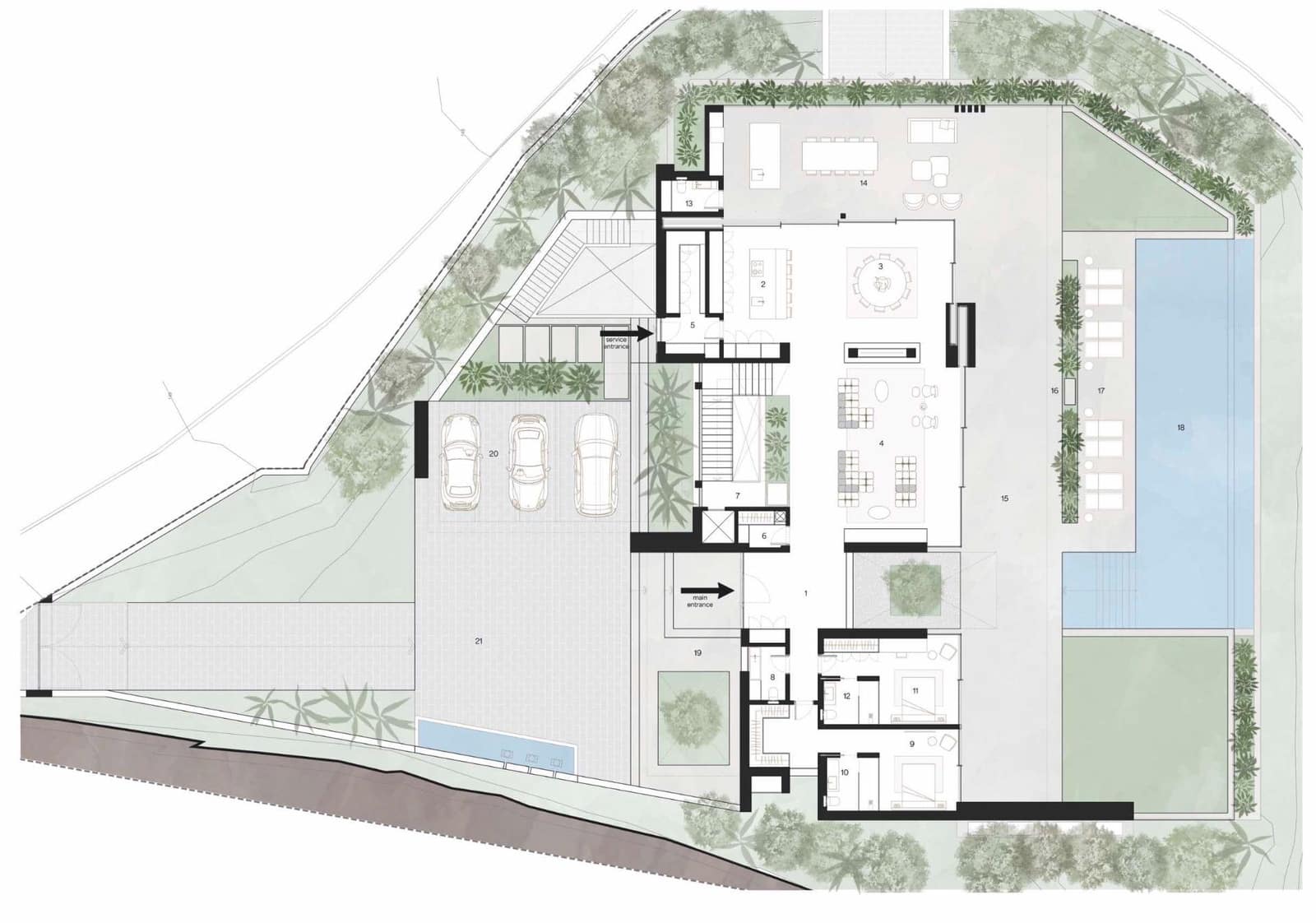 8 slaapkamer Villa te koop in La Quinta met zwembad garage - € 21.500.000 (Ref: 9344882)