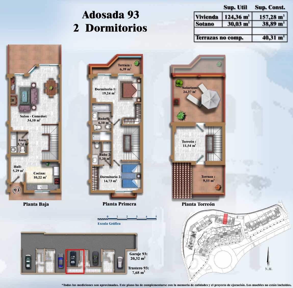 3 sypialnia Dom szeregowy na sprzedaż w Alhaurin de la Torre z basenem garażem - 429 990 € (Ref: 9359688)