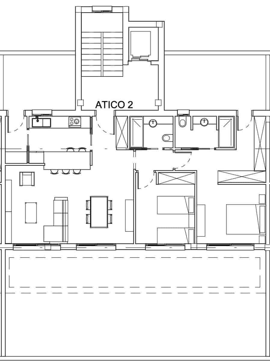 2 slaapkamer Penthouse te koop in Mijas met zwembad garage - € 750.000 (Ref: 9500724)
