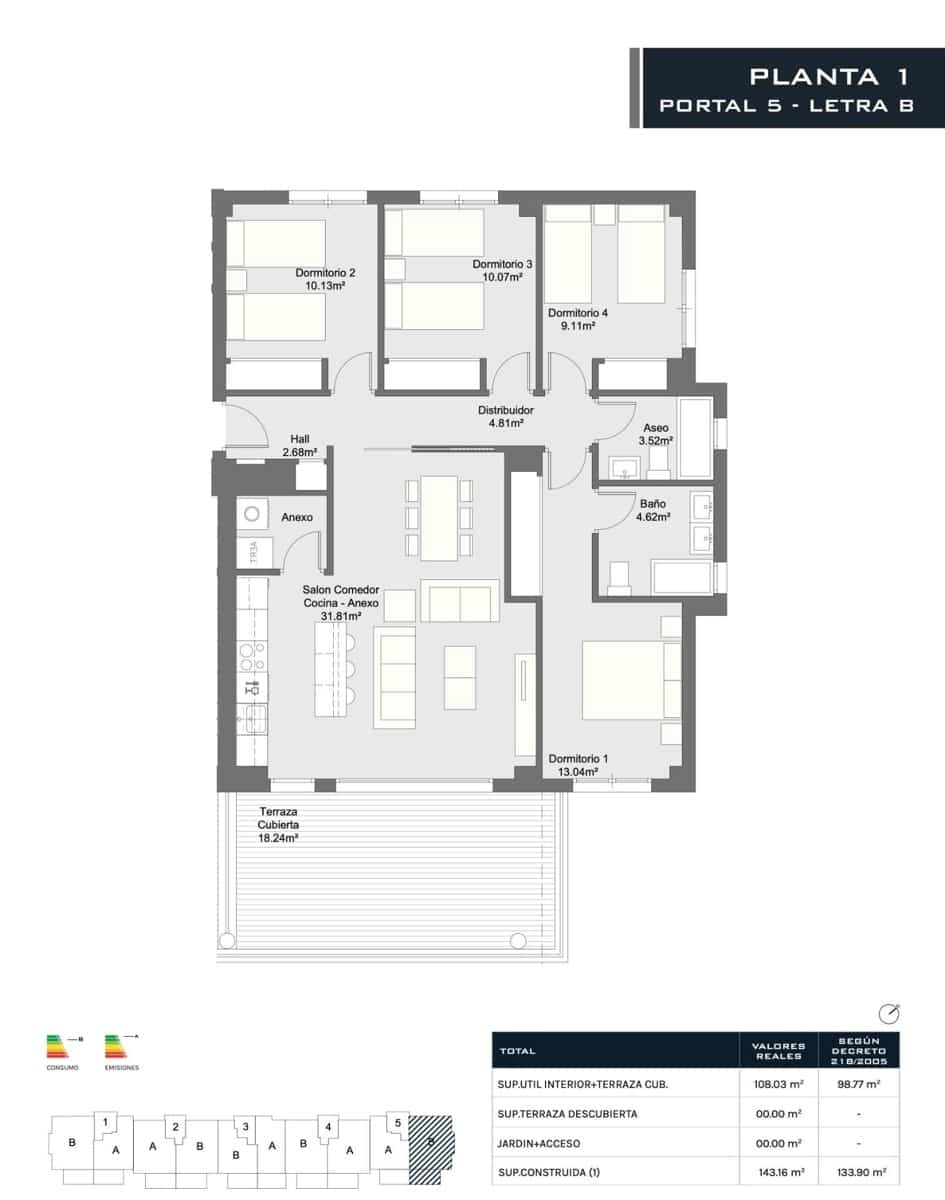 4 sovrum Lägenhet till salu i Torremolinos med pool garage - 695 000 € (Ref: 9500733)