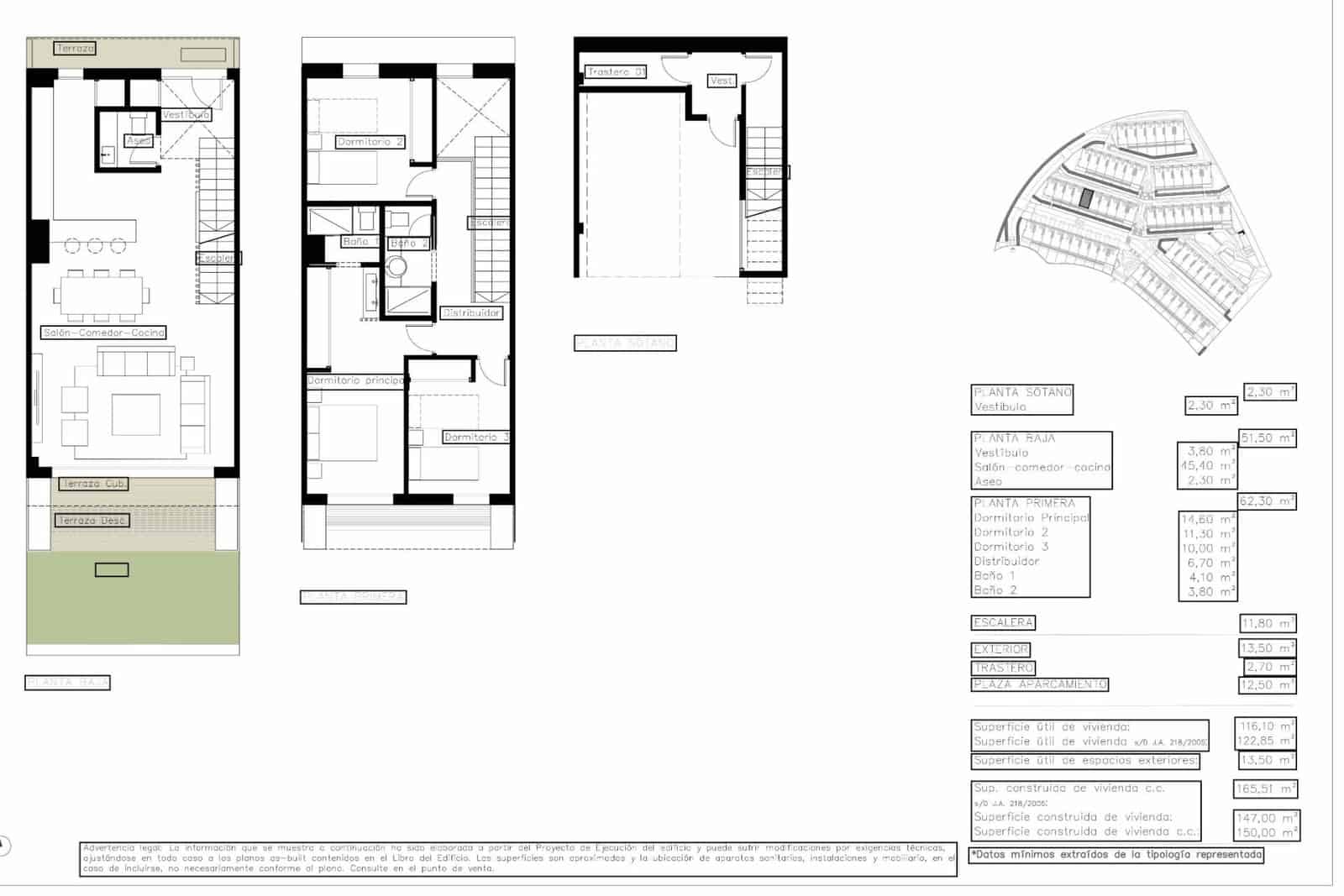 3 sypialnia Dom szeregowy na sprzedaż w La Cala de Mijas z basenem garażem - 752 000 € (Ref: 9509036)