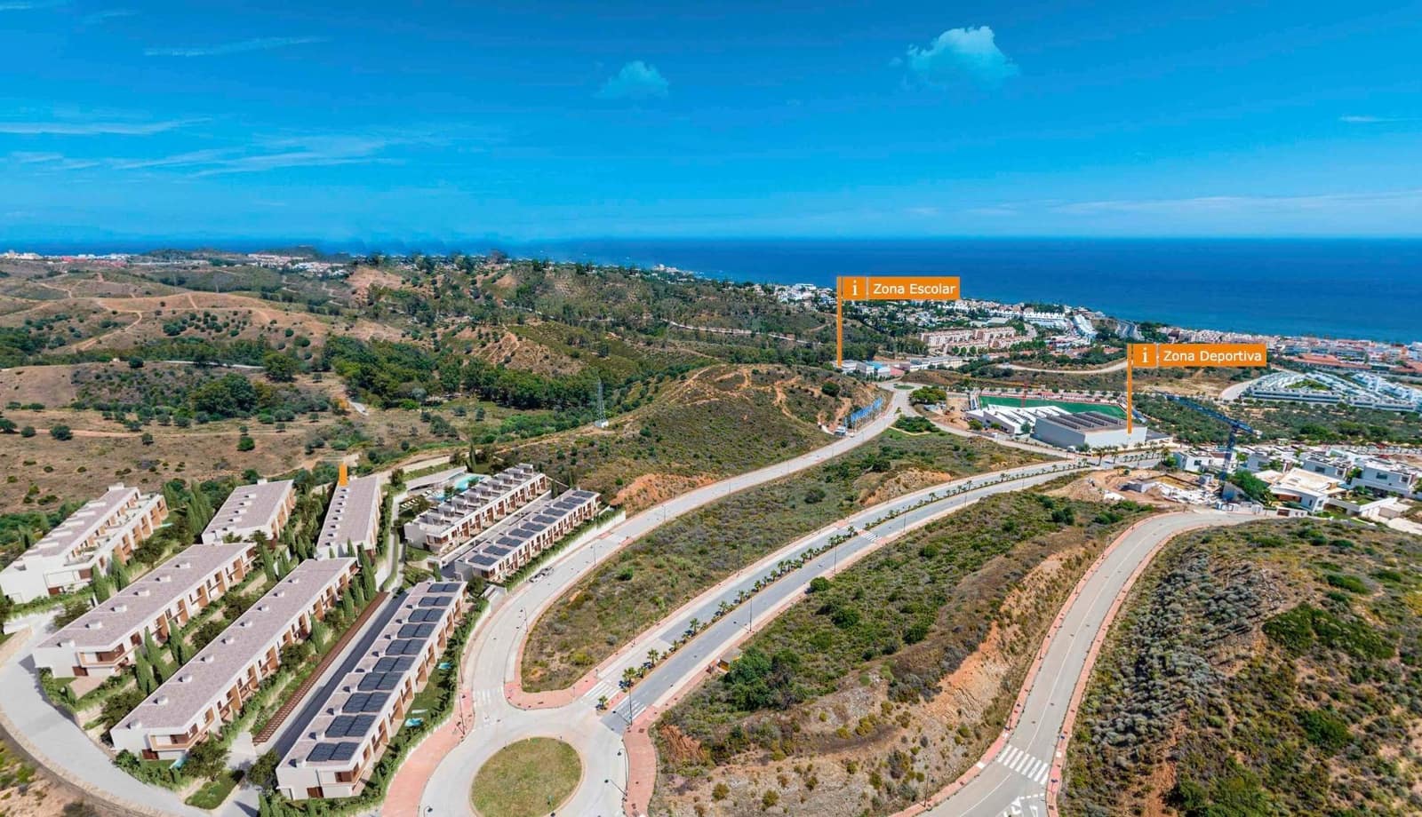 3 sypialnia Dom szeregowy na sprzedaż w La Cala de Mijas z basenem garażem - 752 000 € (Ref: 9509036)