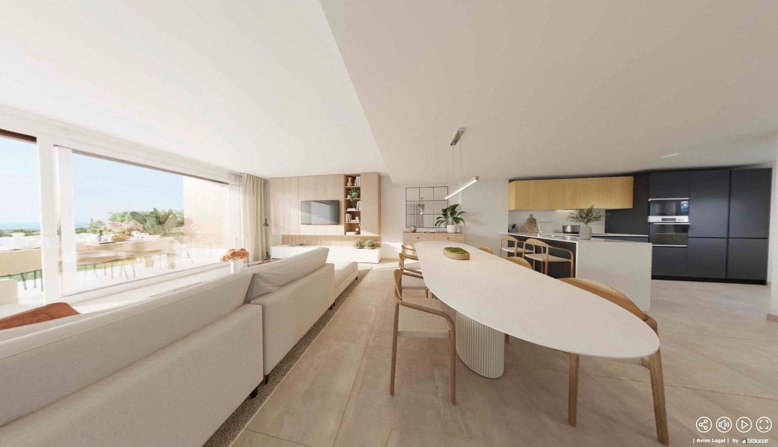 4 makuuhuone Huoneisto myytävänä paikassa La Cala de Mijas mukana uima-altaan 
autotalli - 814 000 € (Ref: 9524408)