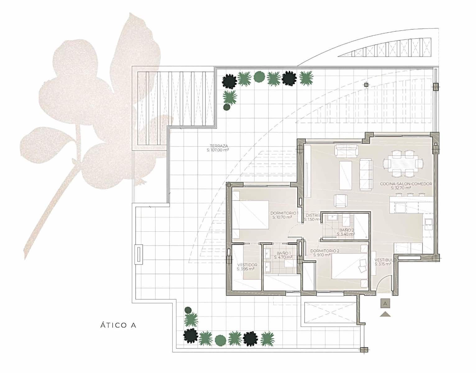 3 slaapkamer Penthouse te koop in Cerro del Aguila met zwembad garage - € 945.000 (Ref: 9524409)