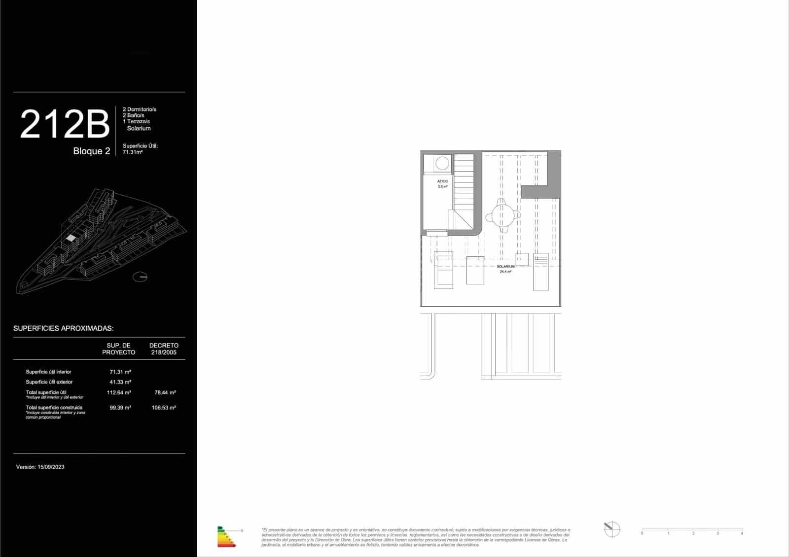 2 makuuhuone Huoneisto myytävänä paikassa La Cala de Mijas mukana uima-altaan 
autotalli - 519 000 € (Ref: 9536045)