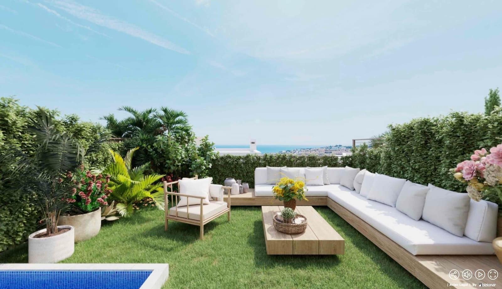 Apartamento de 4 habitaciones en La Cala de Mijas en venta con piscina garaje - 996.000 € (Ref: 9619405)