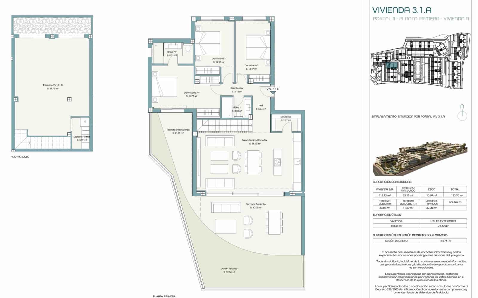 3 slaapkamer Appartement te koop in Estepona met zwembad garage - € 839.000 (Ref: 9666611)