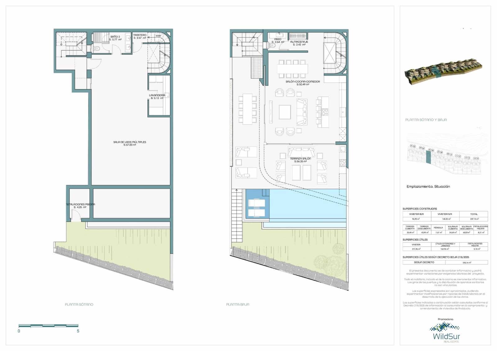 Pareado de 3 habitaciones en Estepona en venta con piscina garaje - 1.190.000 € (Ref: 9698879)