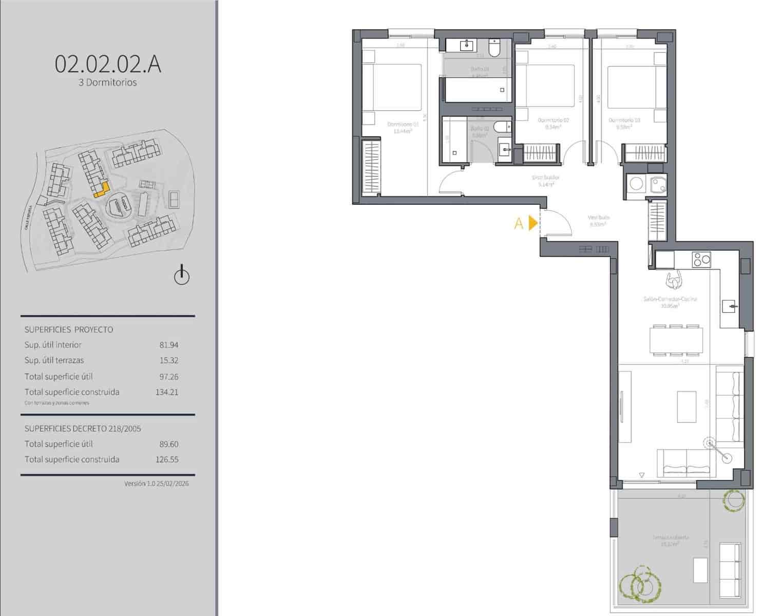 3 soveværelse Lejlighed til salg i Mijas med swimmingpool garage - € 425.000 (Ref: 9715005)