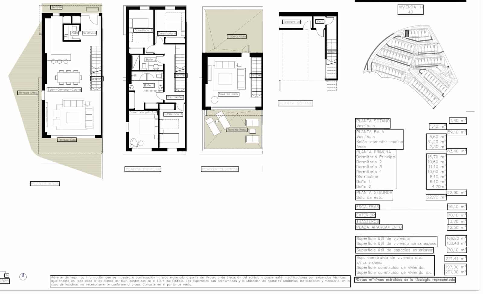 Apartamento de 4 habitaciones en La Cala de Mijas en venta con piscina garaje - 1.054.000 € (Ref: 9721792)