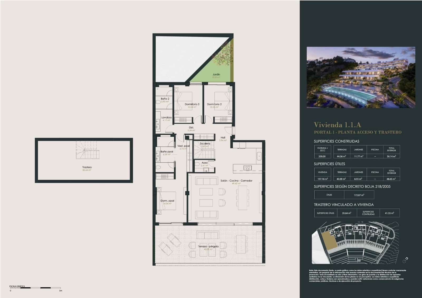 3 soveværelse Lejlighed til salg i Benahavis med swimmingpool garage - € 1.405.000 (Ref: 9800644)