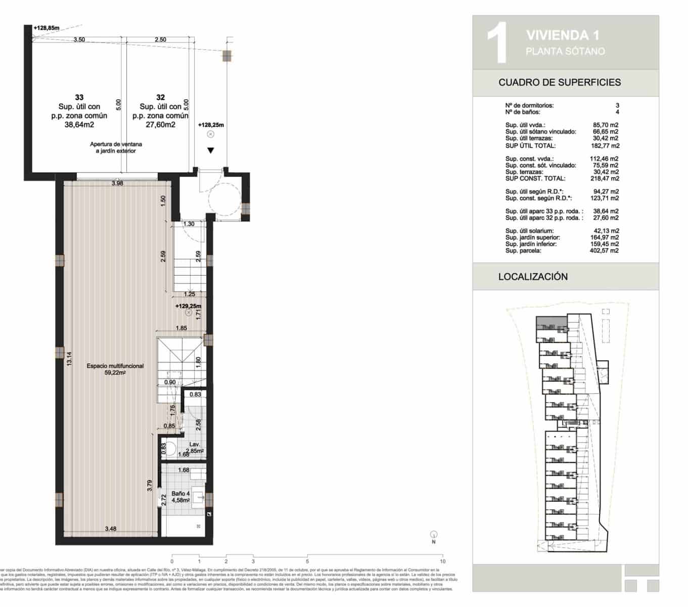 3 soverom Rekkehus til salgs i Mijas Golf med svømmebasseng garasje - € 685 000 (Ref: 9861951)
