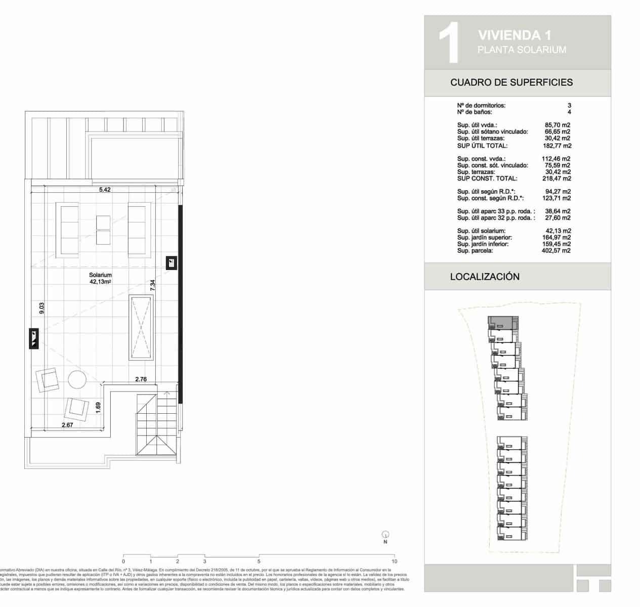 3 soverom Rekkehus til salgs i Mijas Golf med svømmebasseng garasje - € 685 000 (Ref: 9861951)