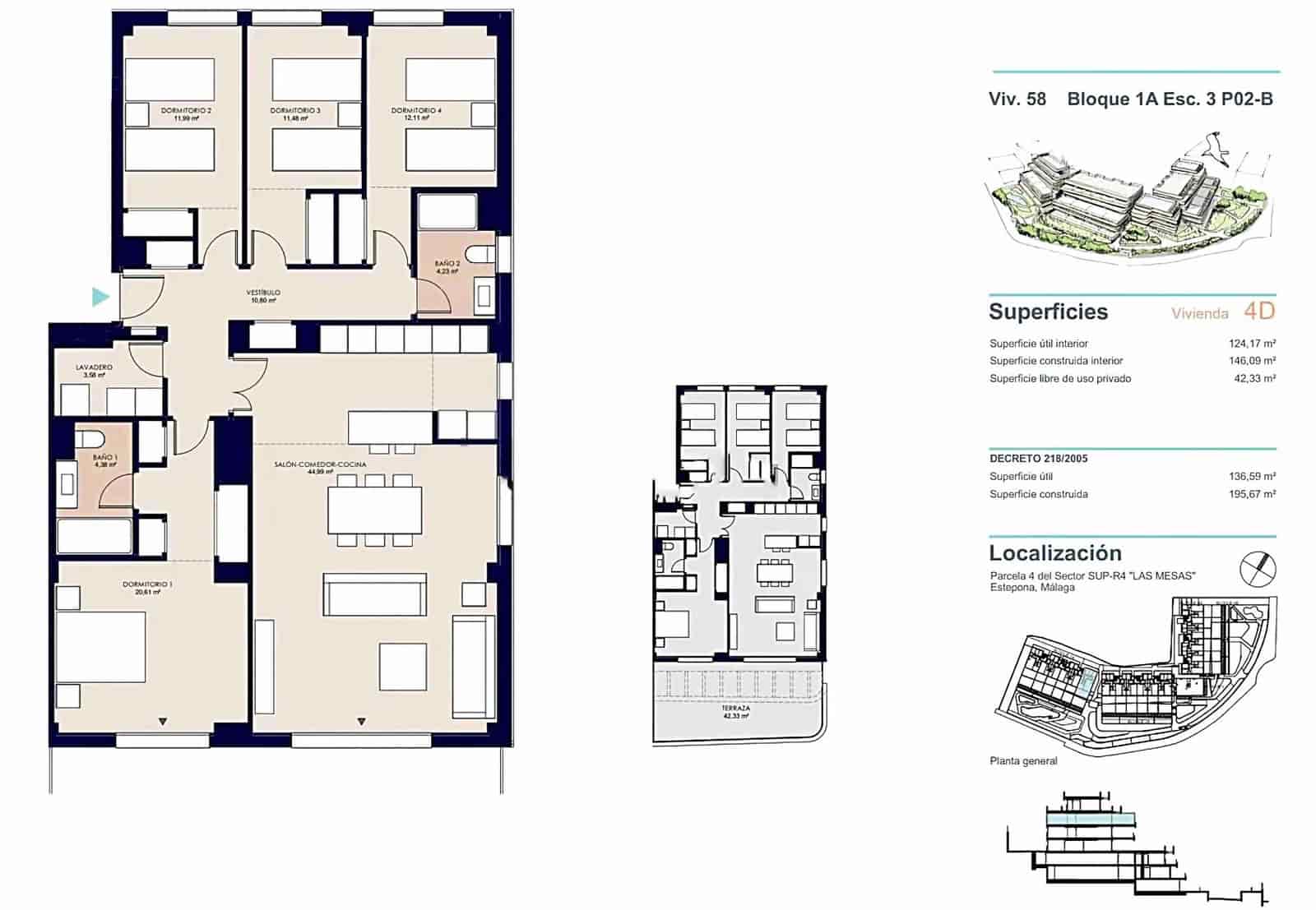 4 sypialnia Penthouse na sprzedaż w Estepona z basenem garażem - 1 080 000 € (Ref: 9861957)