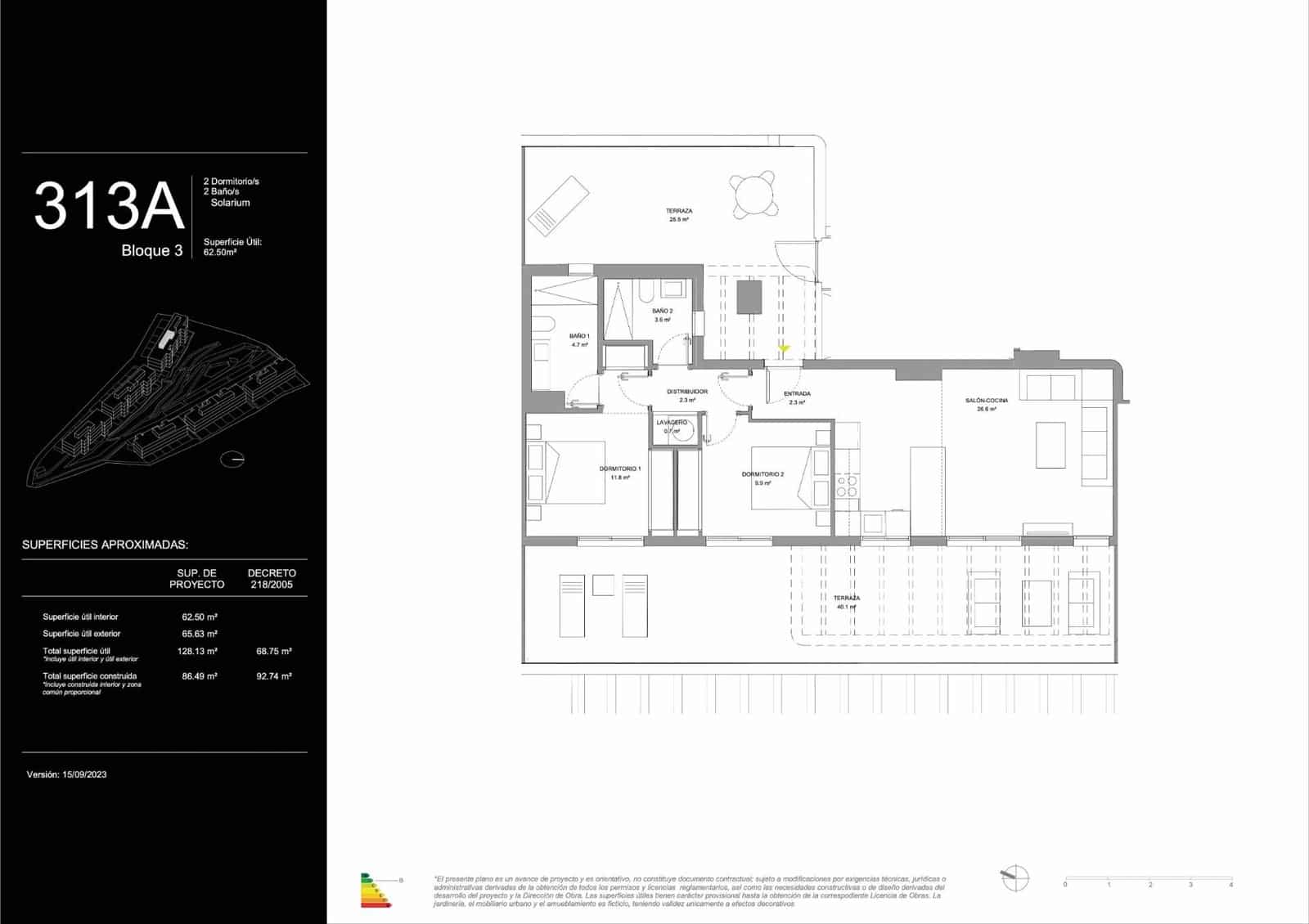 2 soveværelse Penthouse til salg i La Cala de Mijas med swimmingpool garage - € 550.000 (Ref: 9865277)