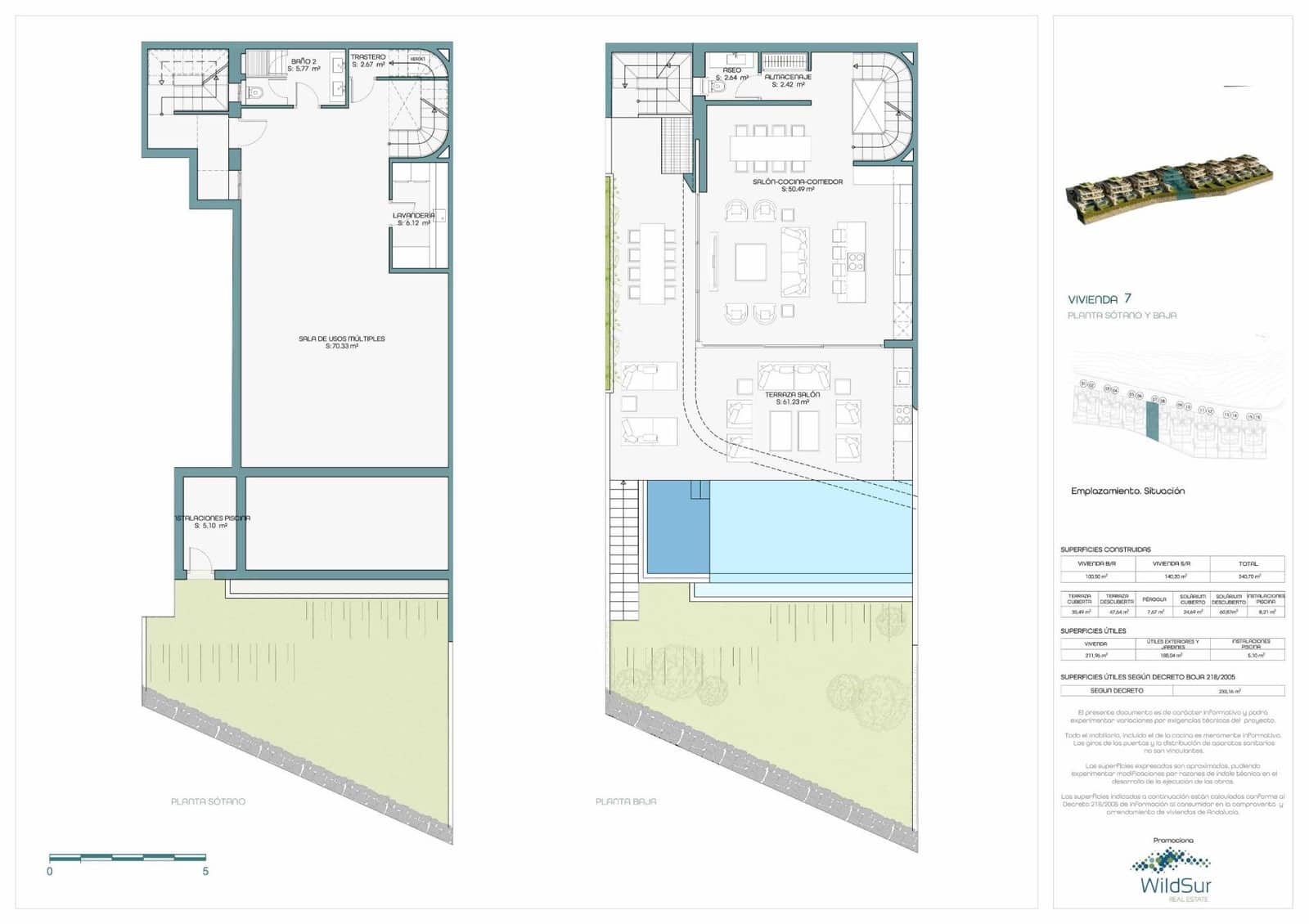 3 soverom Kjedet enebolig til salgs i Estepona med svømmebasseng garasje - € 1 655 000 (Ref: 9871906)