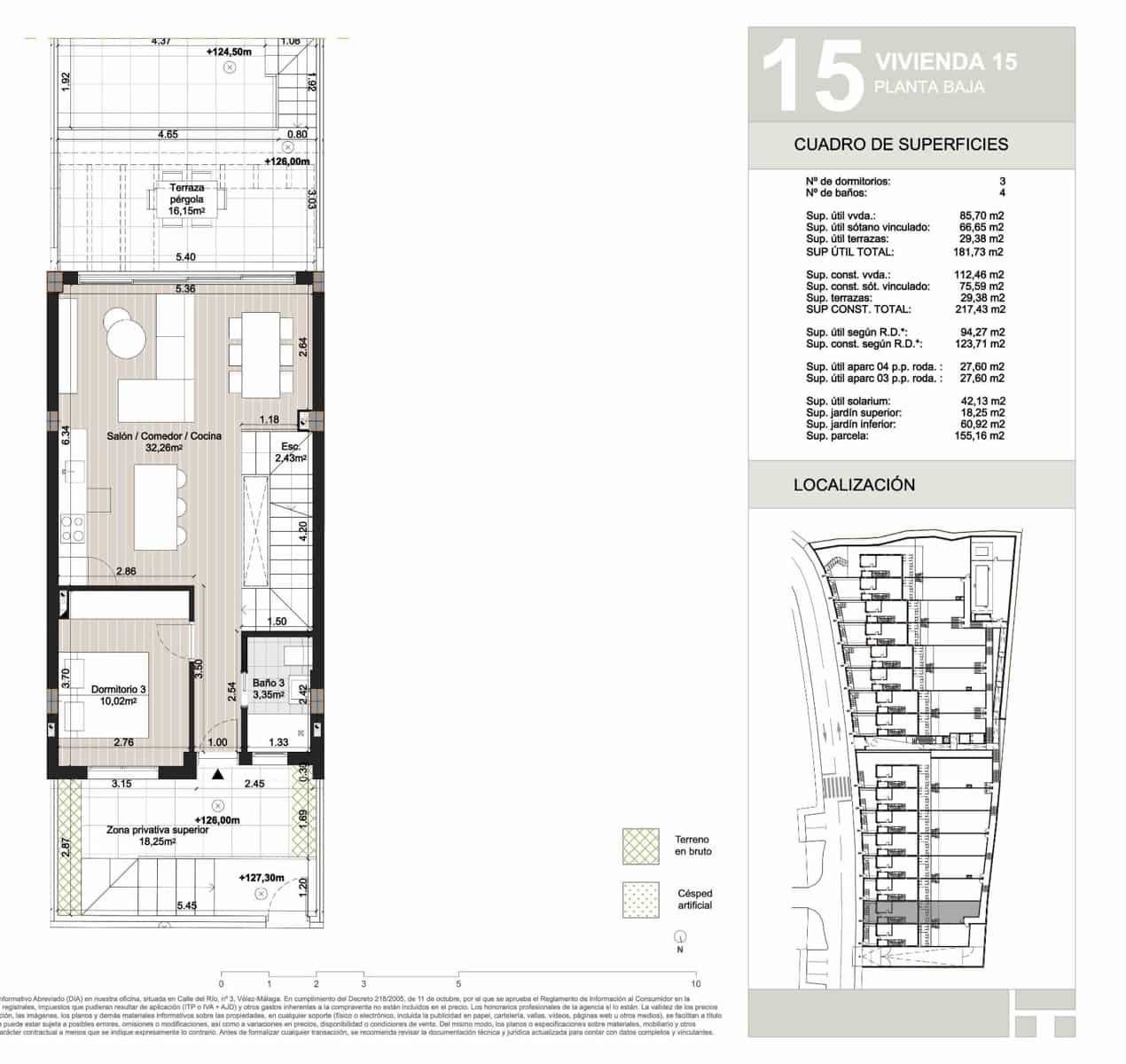 3 soveværelse Rækkehus til salg i Mijas Golf med swimmingpool garage - € 612.000 (Ref: 9871914)