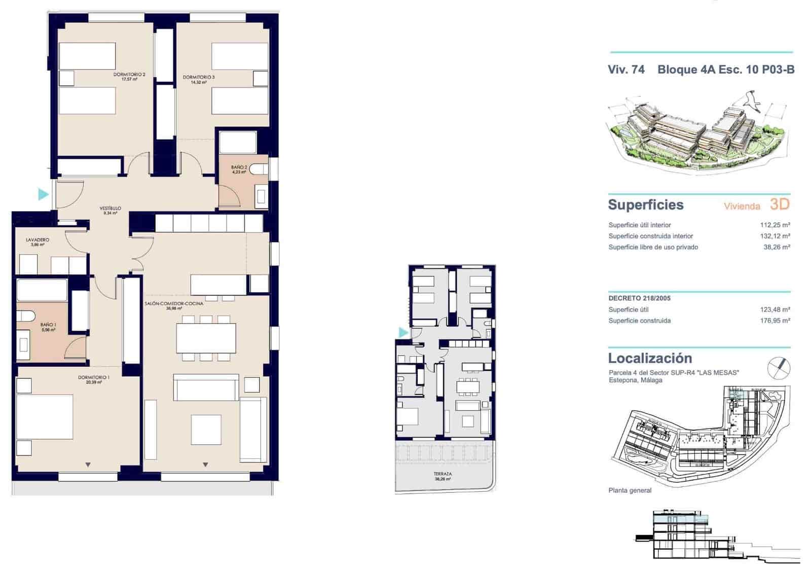 3 bedroom Penthouse for sale in Estepona with pool garage - € 860,000 (Ref: 9915925)