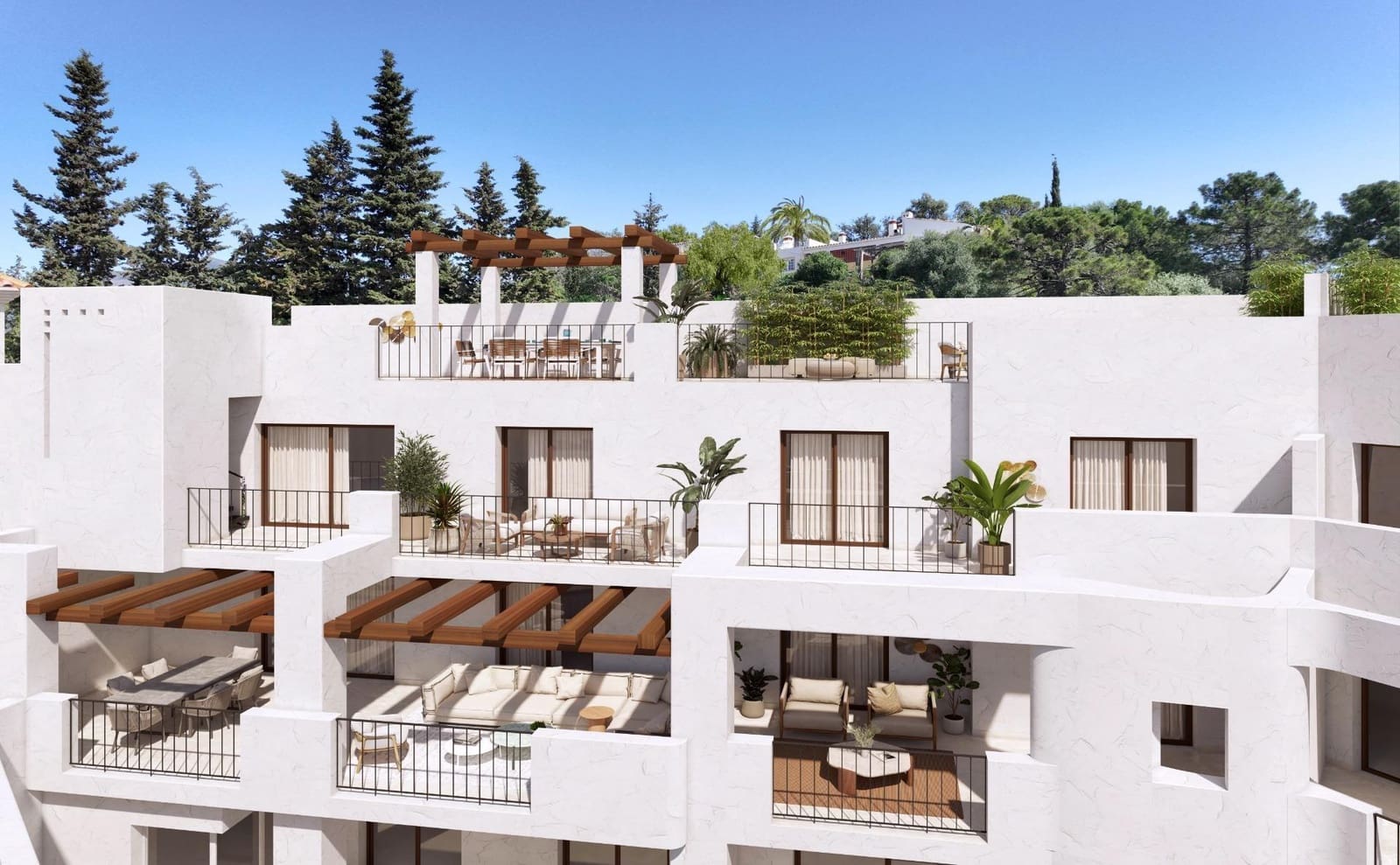3 sypialnia Apartament na sprzedaż w Benahavis z basenem garażem - 785 000 € (Ref: 9968353)