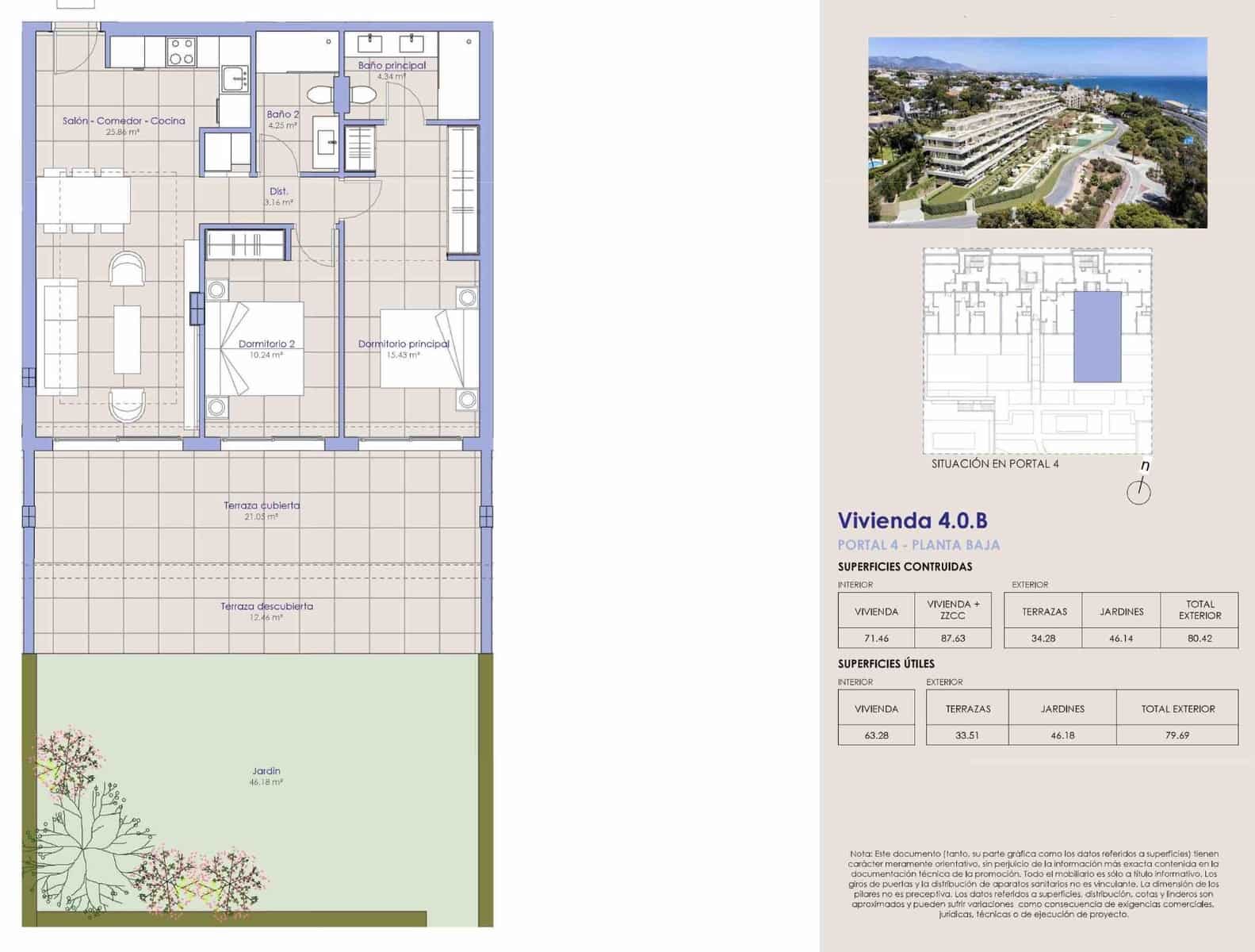 2 sypialnia Apartament na sprzedaż w Miraflores z basenem garażem - 670 000 € (Ref: 9978967)