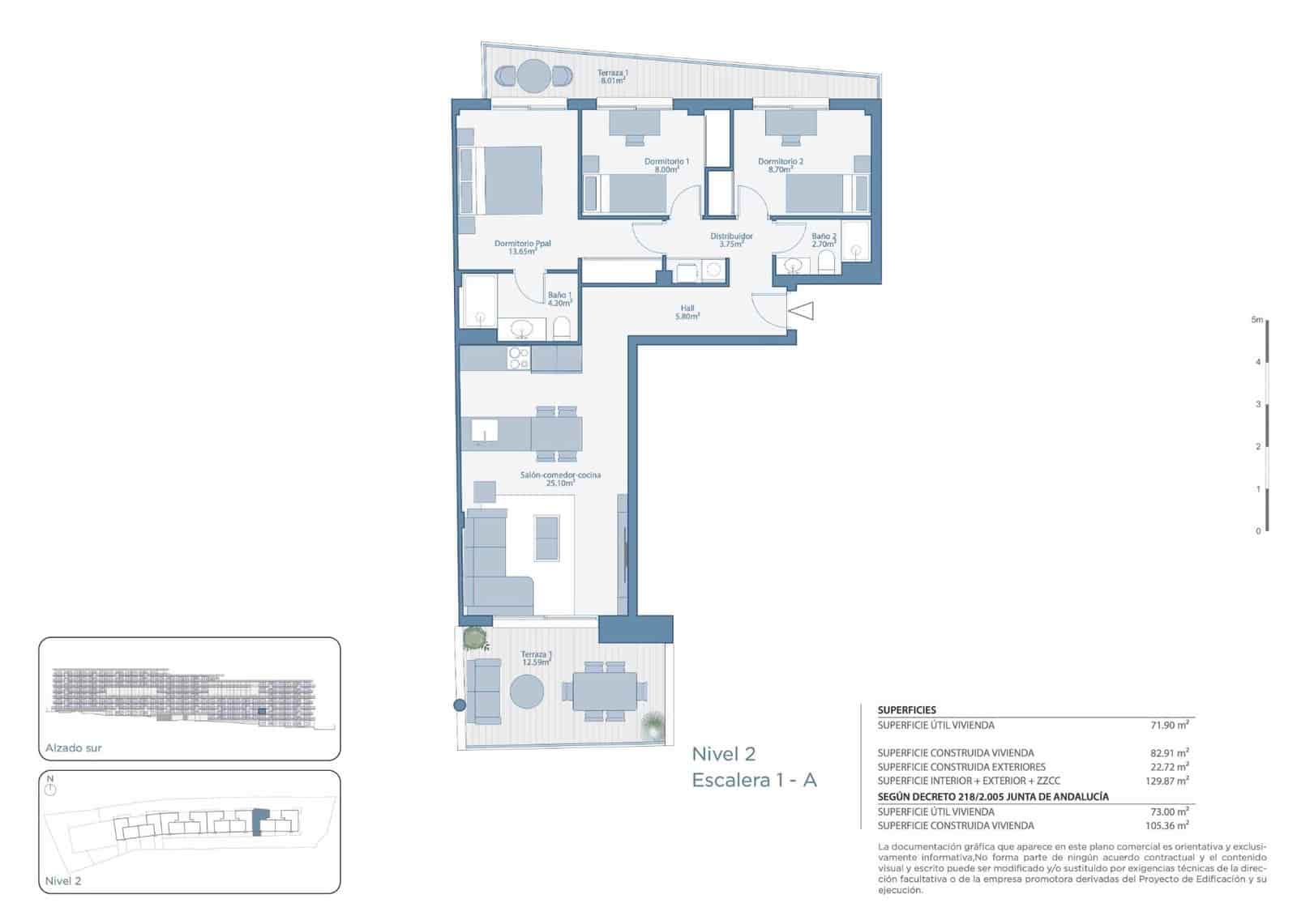 3 quarto Apartamento para venda em Fuengirola com piscina garagem - 410 000 € (Ref: 9985053)
