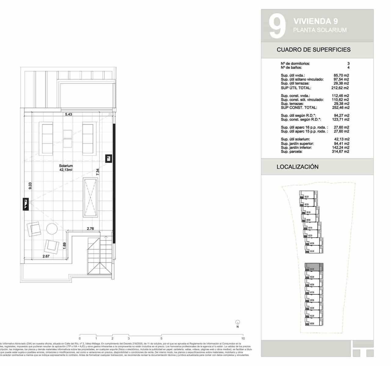 3 soverom Rekkehus til salgs i Mijas Golf med svømmebasseng garasje - € 725 000 (Ref: 9985060)
