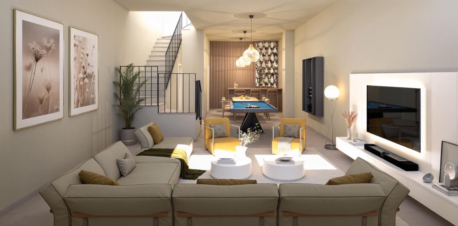 3 soverom Rekkehus til salgs i Mijas Golf med svømmebasseng garasje - € 725 000 (Ref: 9985060)