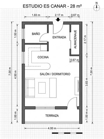 1 soveværelse Lejlighed til salg i Santa Eulalia / Santa Eularia - € 295.000 (Ref: 10142656)