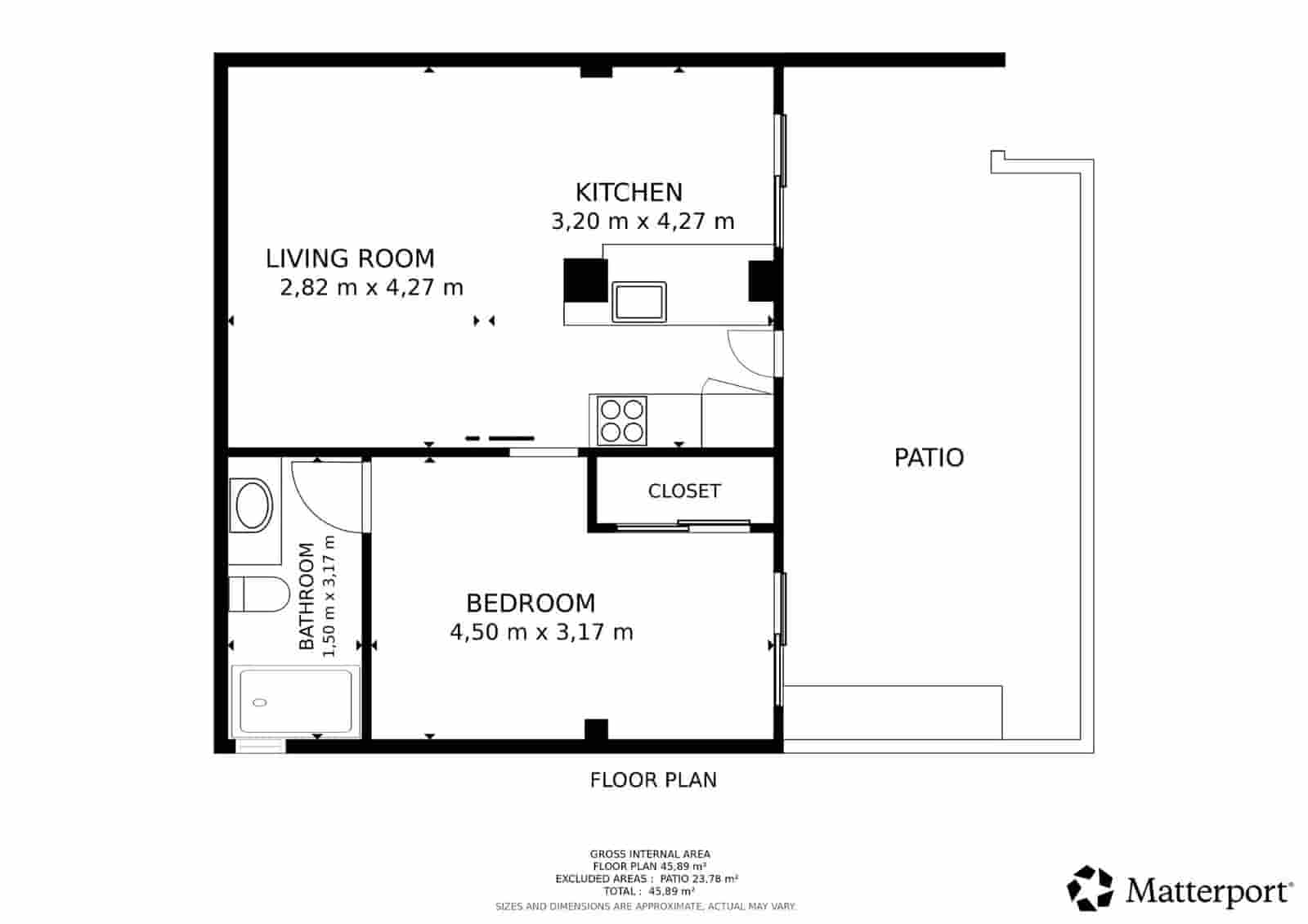 1 soverom Leilighet til salgs i San Jose / Sant Josep de Sa Talaia med svømmebasseng - € 365 000 (Ref: 10148867)
