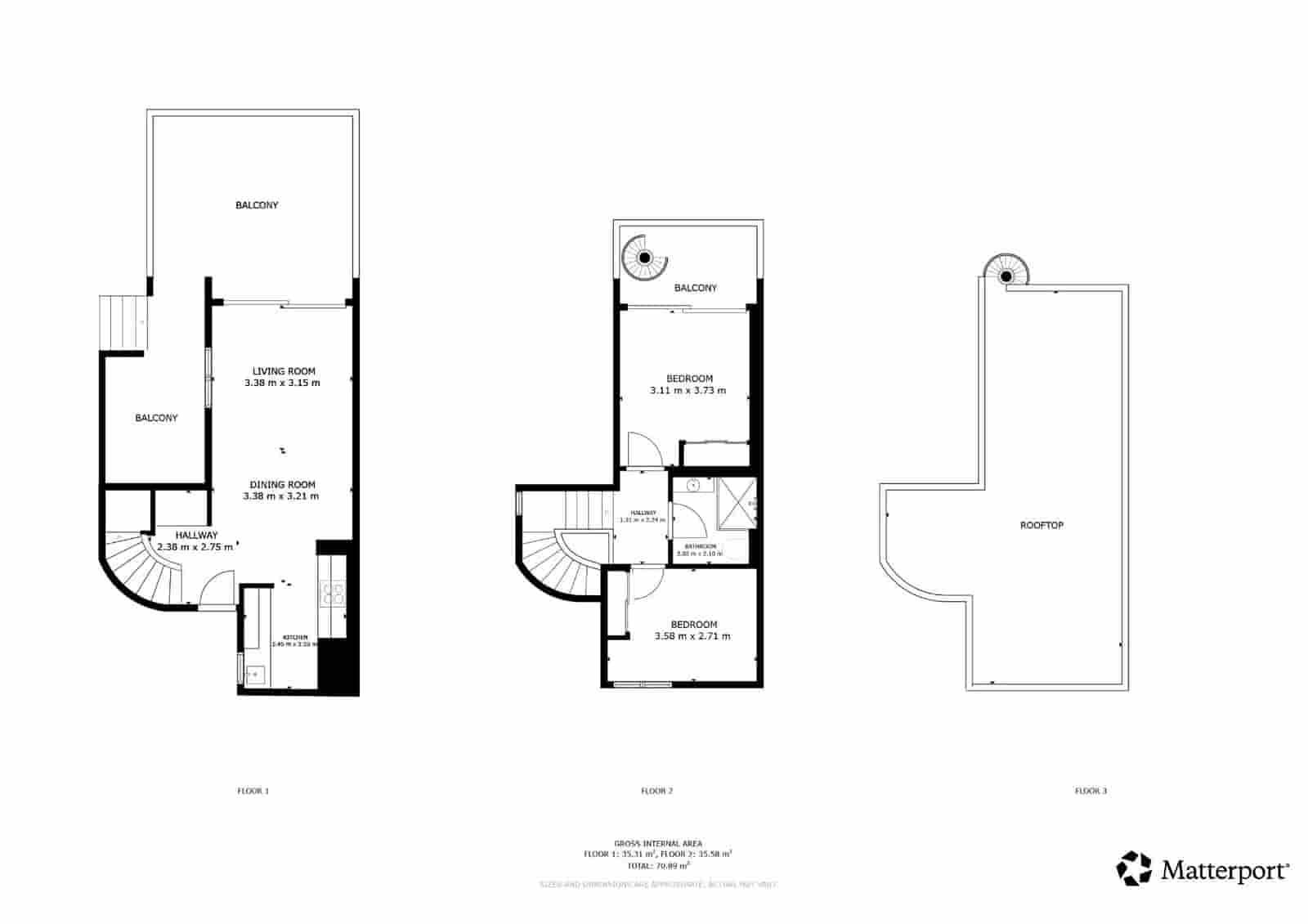 2 chambre Appartement à vendre à Sant Joan de Labritja - 750 000 € (Ref: 9901575)