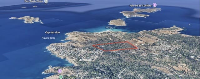 Byggetomt til salgs i San Jose / Sant Josep de Sa Talaia - € 2 400 000 (Ref: 9901593)