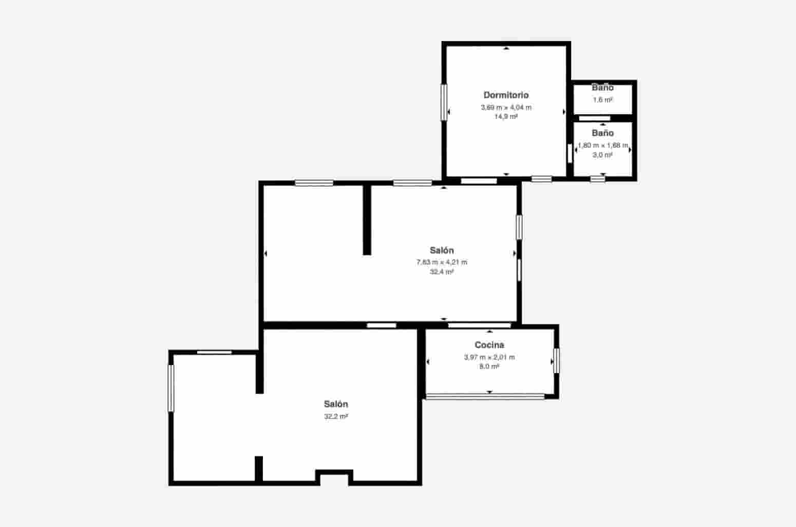 2 Zimmer Villa zu verkaufen in San Jose / Sant Josep de Sa Talaia mit Pool - 1.450.000 € (Ref: 9901600)