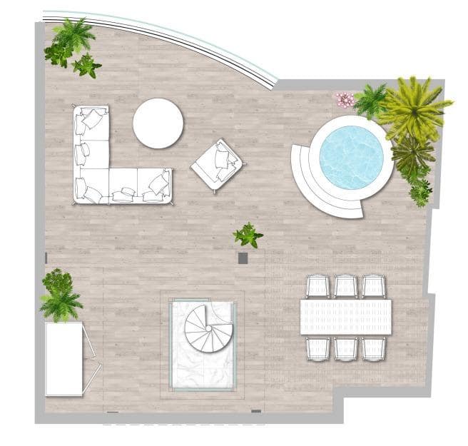 Ático de 3 habitaciones en San Jose / Sant Josep de Sa Talaia en venta con piscina garaje - 786.000 € (Ref: 9998818)