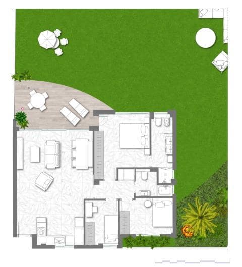 3 soveværelse Strandlejlighed til salg i San Jose / Sant Josep de Sa Talaia med swimmingpool garage - € 685.000 (Ref: 9998819)