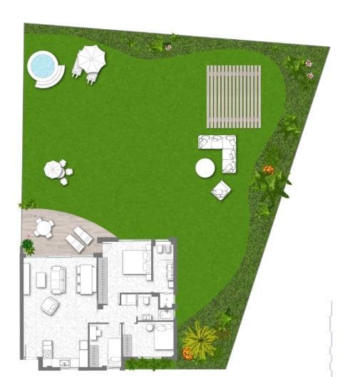 3 soveværelse Strandlejlighed til salg i San Jose / Sant Josep de Sa Talaia med swimmingpool garage - € 685.000 (Ref: 9998819)