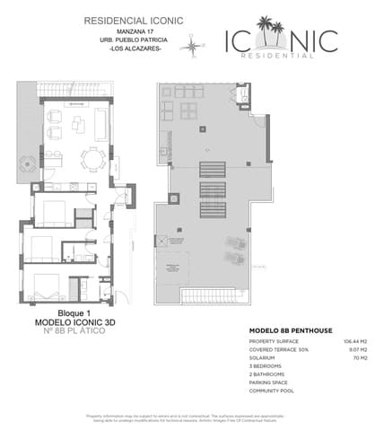 3 makuuhuone Huoneisto myytävänä paikassa Los Narejos, Los Alcázares mukana 
autotalli - 465 000 € (Ref: 9791213)