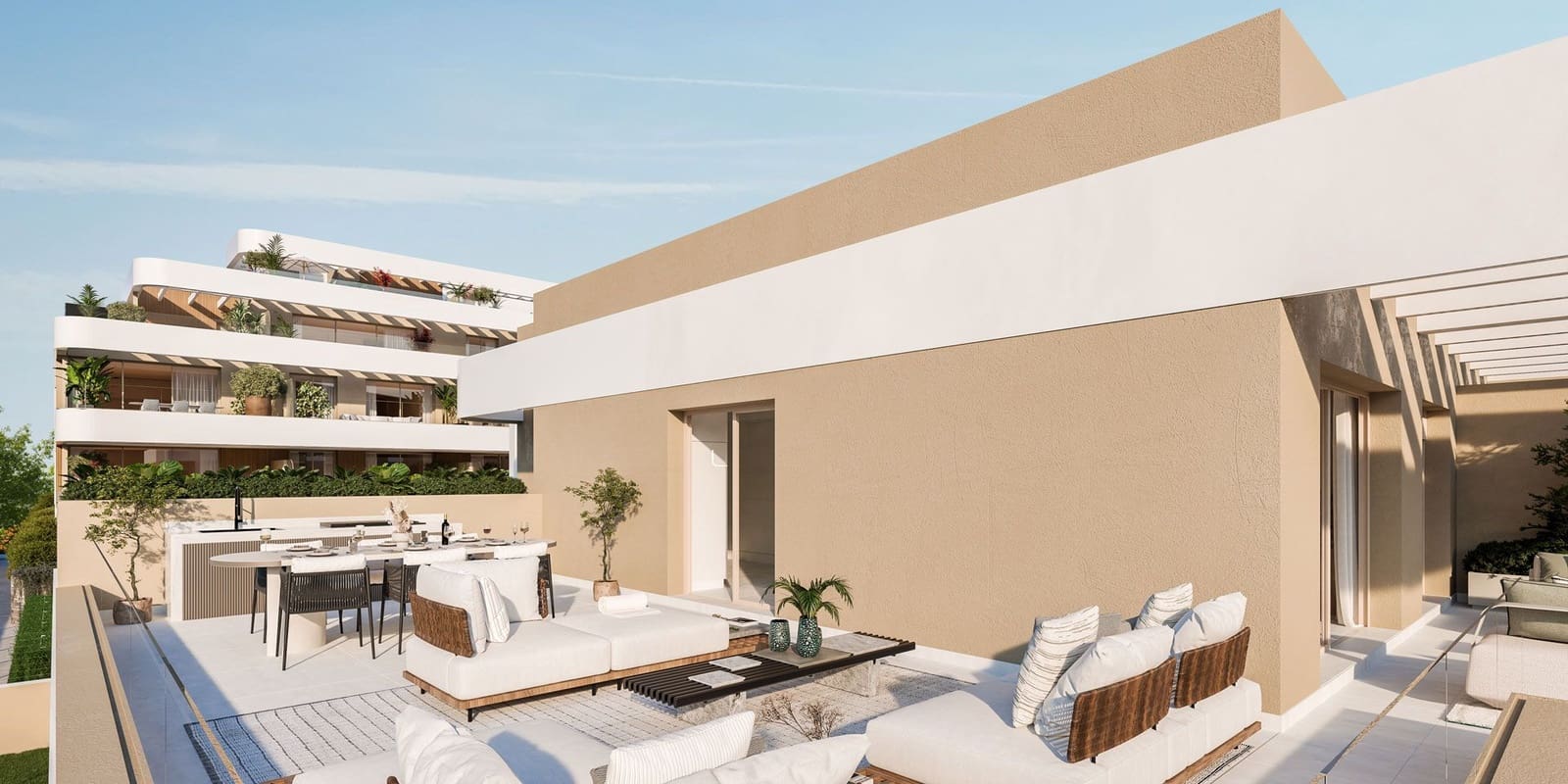 3 sypialnia Penthouse na sprzedaż w Estepona z basenem - 1 100 000 € (Ref: 10054646)