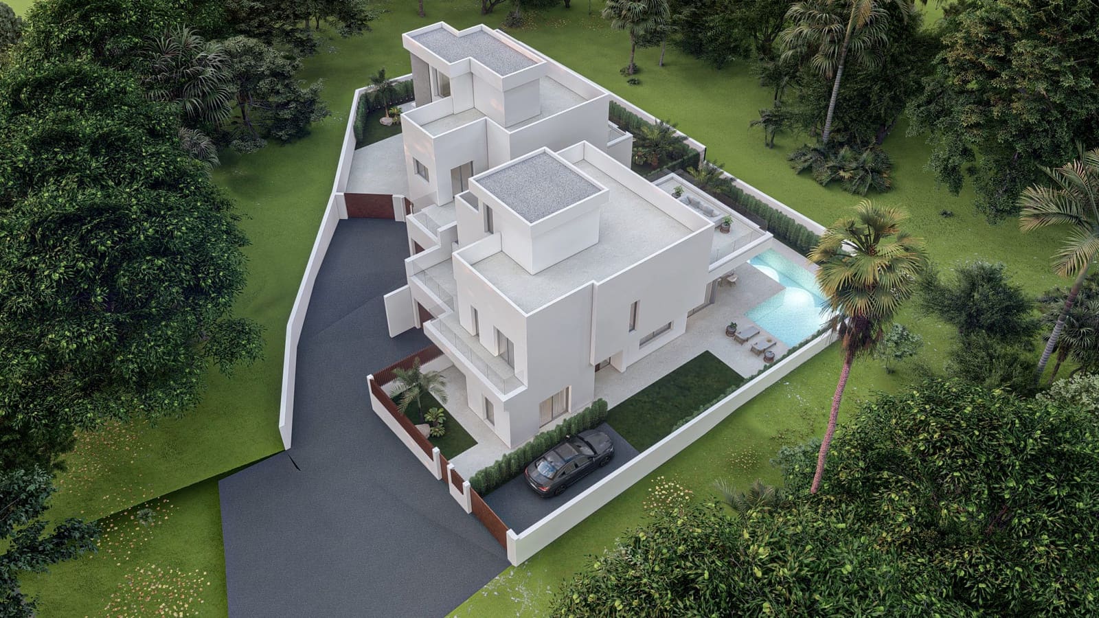 4 Zimmer Doppelhaus zu verkaufen in Albir mit Pool Garage - 995.000 € (Ref: 10186039)