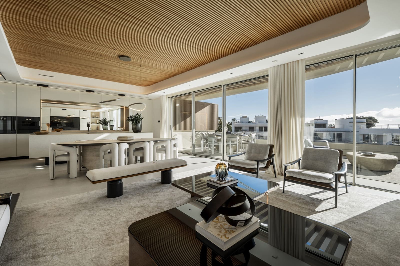 3 sypialnia Apartament na sprzedaż w Las Chapas z basenem garażem - 3 700 000 € (Ref: 8594908)