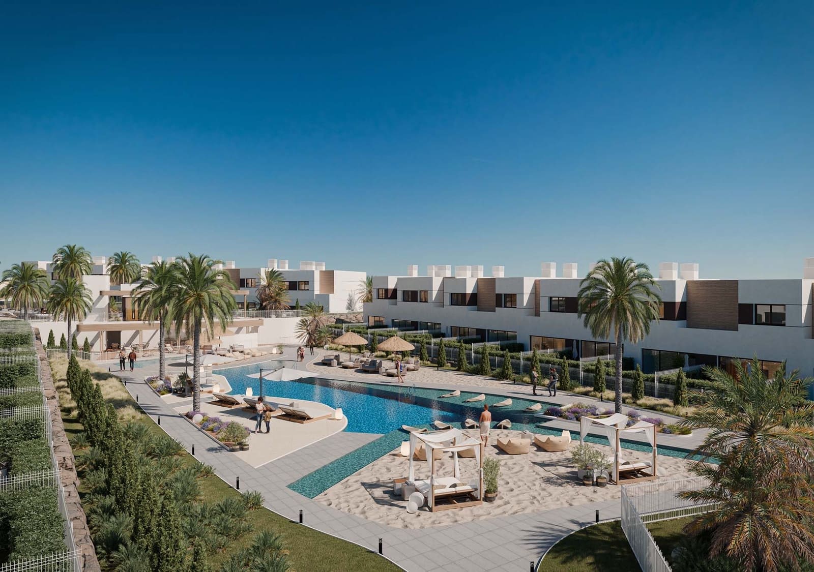 3 soveværelse Byhus til salg i La Cala de Mijas med swimmingpool - € 414.000 (Ref: 8624889)