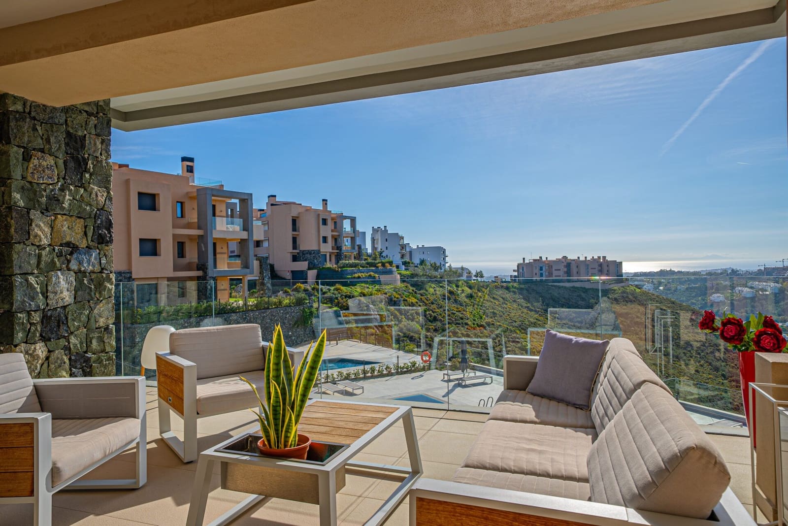 4 makuuhuone Huoneisto myytävänä paikassa Benahavis mukana uima-altaan 
autotalli - 1 845 000 € (Ref: 8827304)