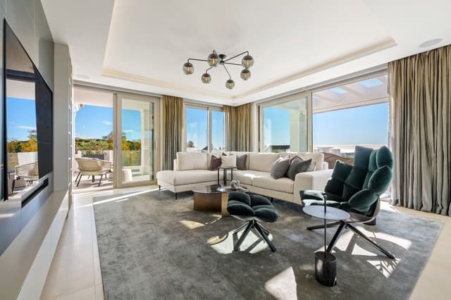 3 soverom Penthouse til salgs i Nueva Alcántara, Marbella med svømmebasseng garasje - € 3 150 000 (Ref: 9833493)